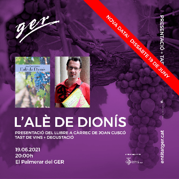 L’ALÈ DE DIONÍS Presentació del llibre de Joan Cuscó i Clarasó