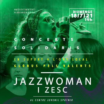 Concert solidari amb Jazzwoman i Zesc