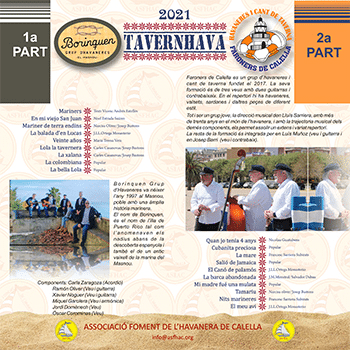 "TAVERNHAVA" 1a MOSTRA CANT DE TAVERNA I HAVANERES DEL MARESME