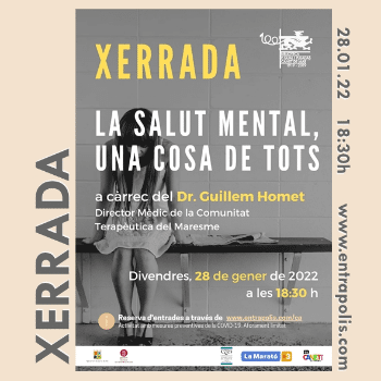 Xerrada "La salut mental, una cosa de tots"  -  Biblioteca de Canet de Mar