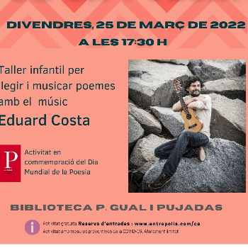 ACTIVITAT MUSICAL INFANTIL divendres 25 de març de 2022 - Biblioteca de Canet de Mar