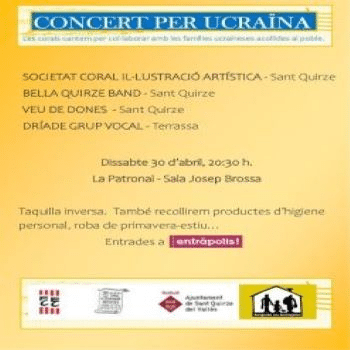 CONCERT PER UCRAÏNA