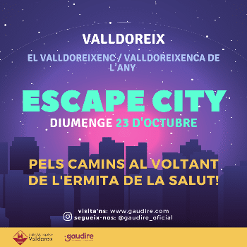 ESCAPE CITY - Valldoreixenc/Valldoreixenca de l'any