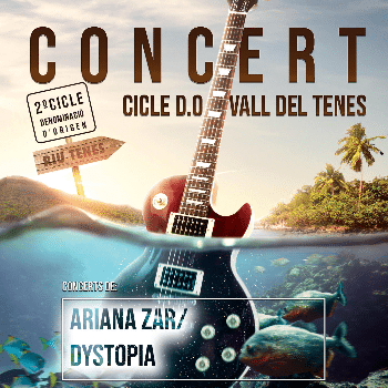 Concert amb Ariana Zar i Dystopia. Cicle D.O. Vall del Tenes