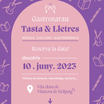 Tasta&Lletres, maridatge de gastronomia, llibres i música