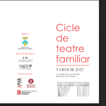 Cicle de teatre familiar " Tea"