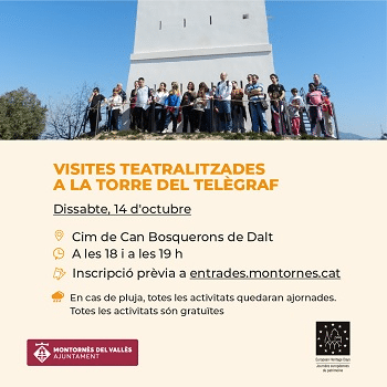 Programa JEP'23- Visita al Telègraf teatralitzat