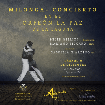 MILONGA CONCIERTO EN EL ORFEÓN LA PAZ