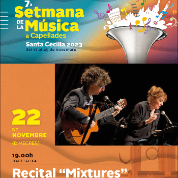 RECITAL POÈTIC MIXTURES AMB LA MERCÈ SAMPIETRO I L'EDUARD INIESTA