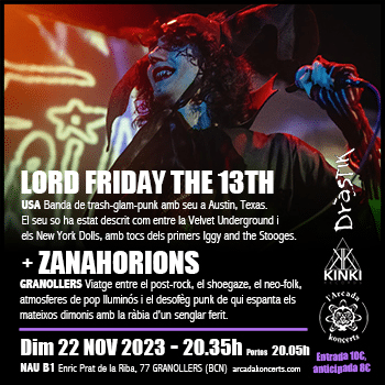 Dràstik B1 // LORD FRIDAY THE 13TH (USA) + ZANAHORIONS