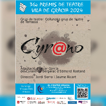 36è Premis de Teatre Vila de Gràcia 2024: "Cyr@no""