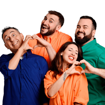 Castelldefels Comedy Stars. Espectacle teatral d’Impro Show especial Sant Valentí i Carnaval