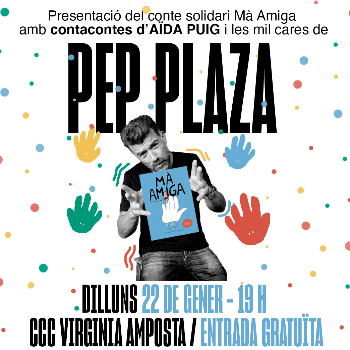 Presentació del conte solidari il·lustrat Mà Amiga amb el show de Pep Plaza