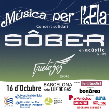 SÔBER + Vuelo505  -  "Música por la ELA". Concierto solidario