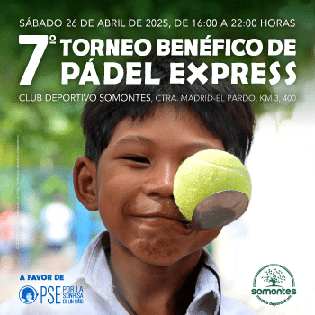 7.º Torneo Benéfico de Pádel Express a favor de PSE Madrid