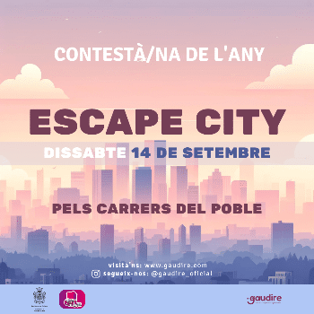 ESCAPE CITY - Contestà/na de l'any a Cocentaina