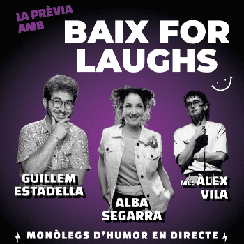 Festes de Tardor 2024 - La Prèvia amb Baix for Laughs Sant Feliu. Amb Guillem Estadella i Alba Segarra