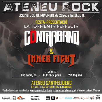 Ateneu Rock 4 · Contraband + Inner Fight