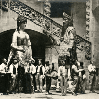 SARDANA GEGANTERA  en commemoració dels 600 anys  de gegants a Barcelona - COBLA SANT JORDI CIUTAT DE BARCELONA