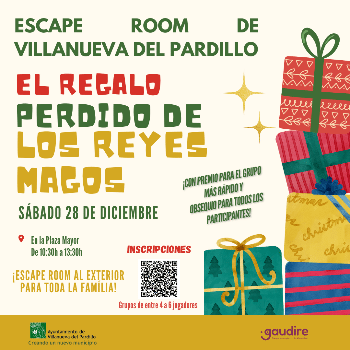 Escape Room en el Exterior - El Regalo Perdido de los Reyes Magos en Villanueva del Pardillo