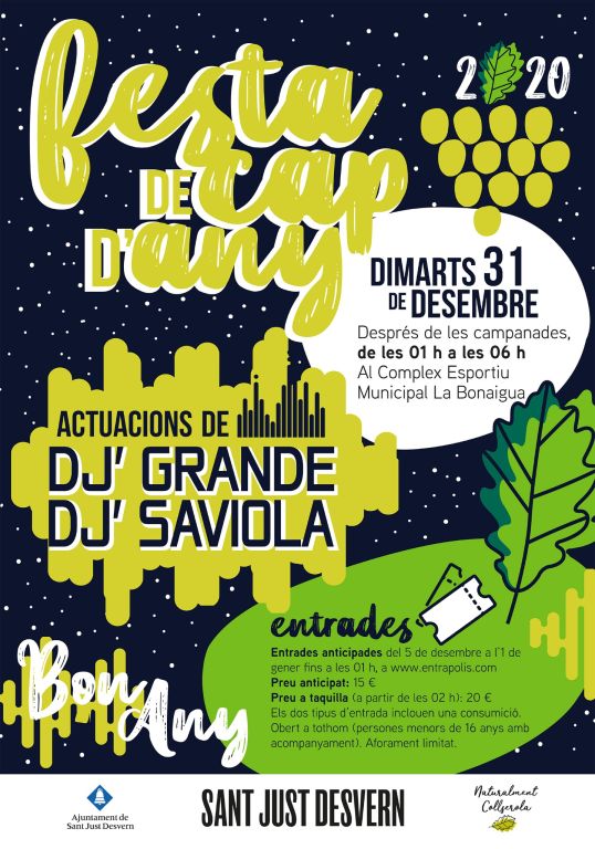 Festa de Cap d'Any a Sant Just Desvern