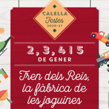 El tren dels Reis - Fàbrica de les joguines Calella - 2 de Gener de 2021 (UN TIQUET PER FAMÍLIA)