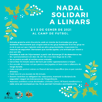 ACTIVITATS DE NADAL SOLIDÀRIES - ZONA INFANTIL