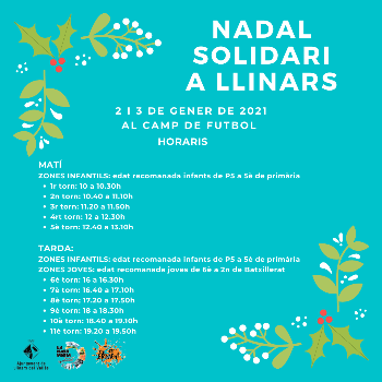 ACTIVITATS DE NADAL SOLIDÀRIES - ZONA JOVE