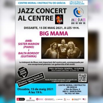 Jazz Concert: Big Mama & Sister Marion & Balta Bordoy