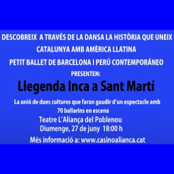 Unió de Catalunya i Amèrica Llatina a través de la dansa - Petit Ballet de Barcelona i Perú Contemporáneo