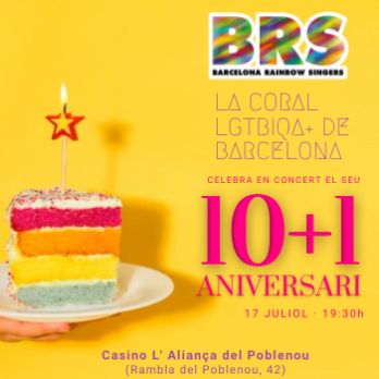 Barcelona Rainbow Singers (BRS) · Concert 10+1 aniversari