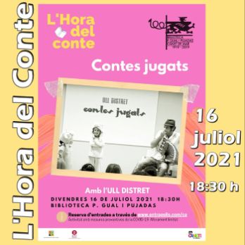 L'HORA DEL CONTE 16 juliol 2021 - Biblioteca de Canet de Mar