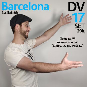 Joan Blau presenta "Arrels de músic" a Barcelona