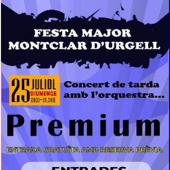Festa Major Montclar: Orquesta Premium