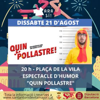 FME 2021.  ESPECTACLE D'HUMOR "QUIN POLLASTRE"
