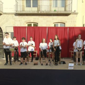 Audicions de Sardanes amb la banda i cobla Col.legi Santa Maria de Blanes