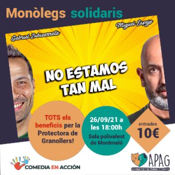 Monòlegs solidaris Protectora de Granollers