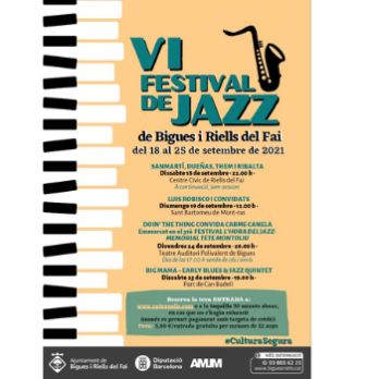 VI Festival de Jazz de Bigues i Riells: Sanmartí, Dueñas, Them i  Ribalta + Jam Session