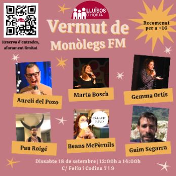 Festa Major d'Horta 2021 - Vermut de Monòlegs FM