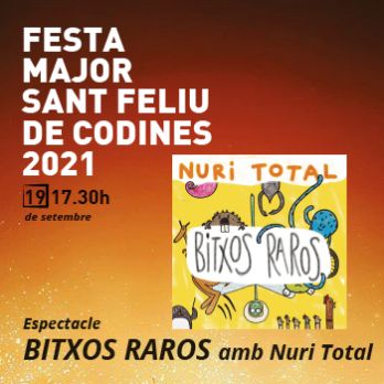 FMsfc21 - Espectacle de música i titelles "Bitxos raros" amb Nuri Total