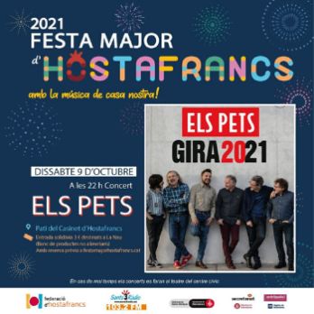 Concert Els Pets Festa Major d'Hostafrancs