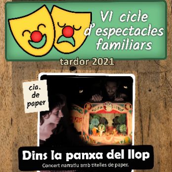 "DINS LA PANXA DEL LLOP" Cía Depaper