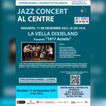 Jazz Concert: La Vella Dixieland 1917 Acústic