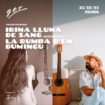 CONCERT  CASTANYADA    IRINA LLUNA DE SANG amb artistes sorpresa LA RUMBA d’en DUMINGU