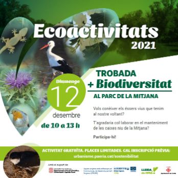Trobada +Biodiversitat al Parc de la Mitjana