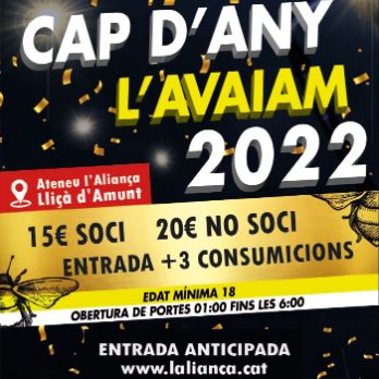 Cap d'any 2022 amb l'Avaiam