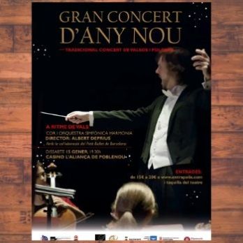 El Cor i l’Orquestra Simfònica HARMONIA, ofereixen el Concert d'Any Nou dirigit per Albert Deprius