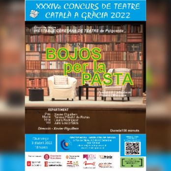 XXXIVè Concurs de Teatre Català a Gràcia: "Bojos per la pasta!"