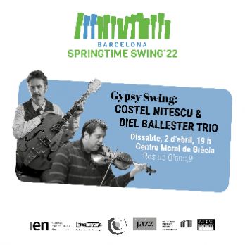 Jazz Concert: Costel Nitescu i Biel Ballester Trio en concert de Gypsy Swing