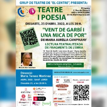 Teatre i poesia: "Vent de garbí i una mica de por"